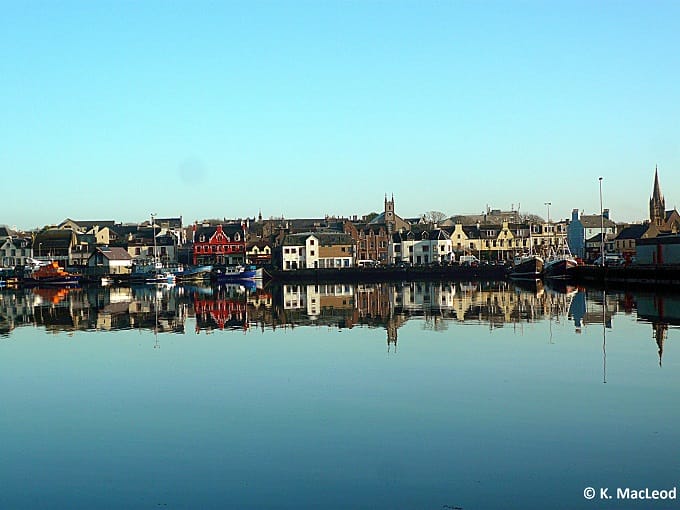 Stornoway Harbour reflections