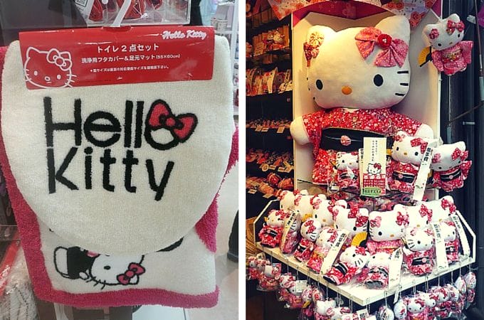 Hello Kitty merchandise in Tokyo, Japan