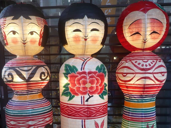 Kokeshi dolls at Jizo Dori, Tokyo