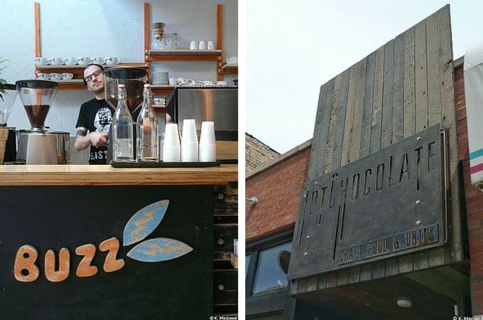 Buzz Espresso and Mindy's Hot Chocolate, in Chicago's Wicker Park