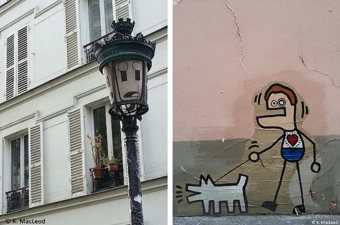 Street art in Montmartre, Paris