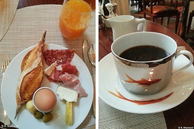 French breakfast at Le Royal Monceau, Paris