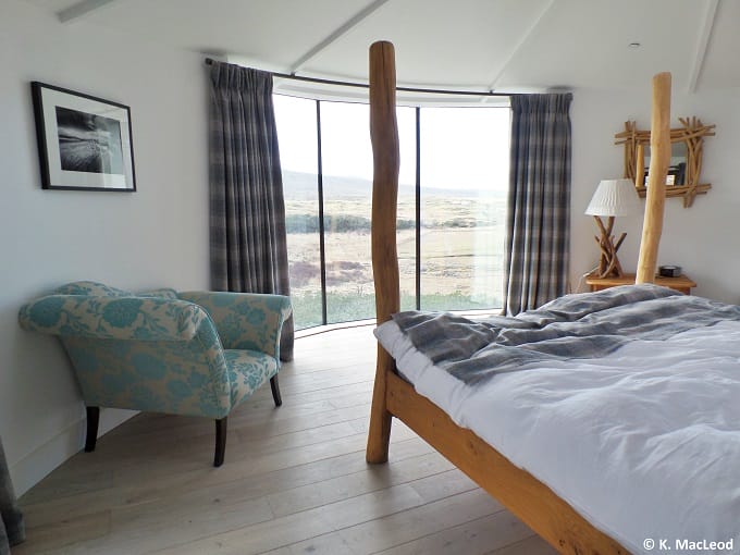 Master Bedroom at the Broch House, Isle of Harris