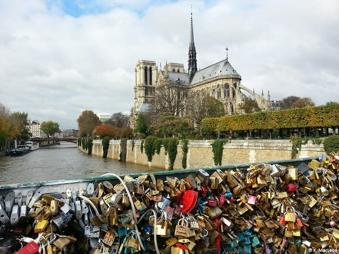 Love Locks at Notre Dame