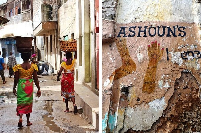 Walking on the streets of Mombasa's Old City