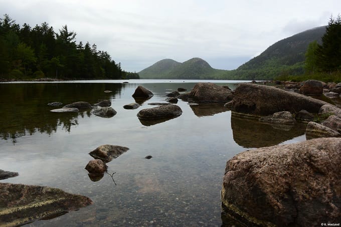 Reflections on Jordan Pond, Acadia