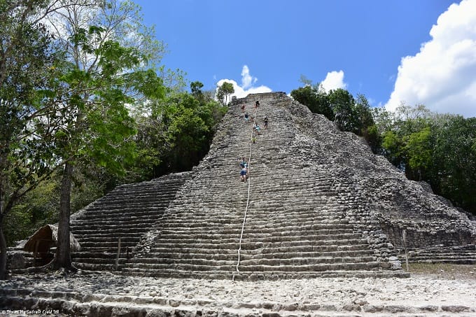 Mayan temple at Coba, Mexico