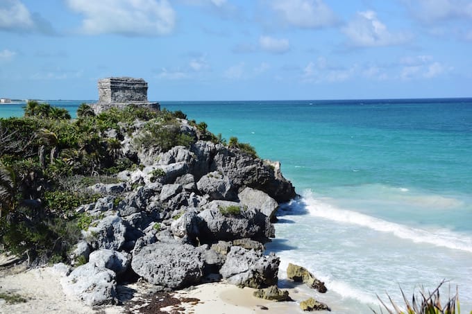 Tulum ruins on Riviera Maya