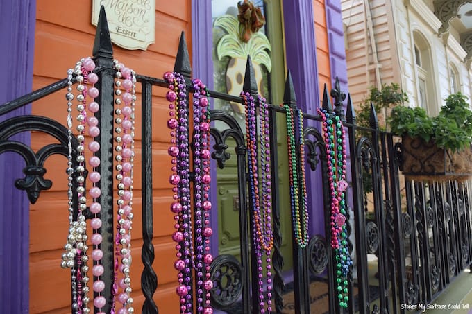 Mardi Gras beads New Orleans