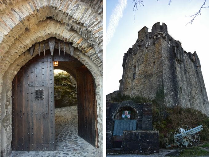 Eilean Donan Castle entrance