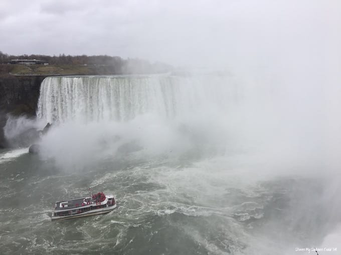 Boat at Niagara Falls