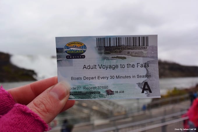 Niagara Falls Cruise Ticket