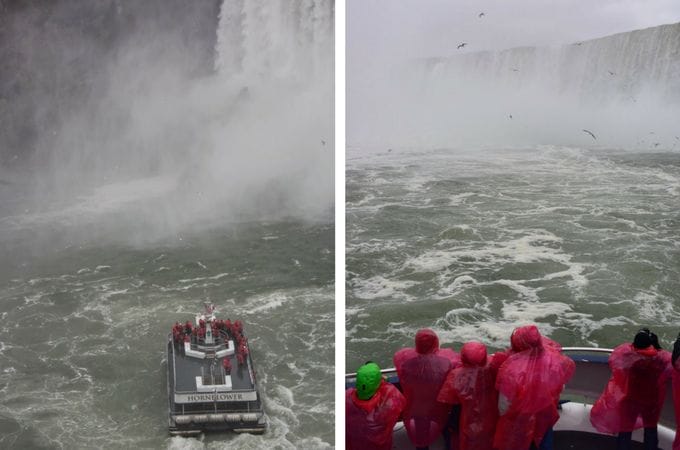 People on Niagara Falls Cruise