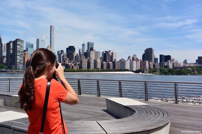 Photographing the New York skyline