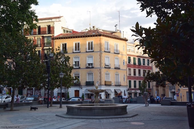 Madrid city square