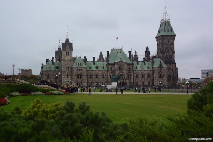 Parliament Hill lawn Ottawa