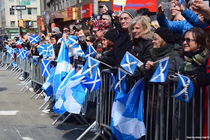 Tartan Week Scottish flags