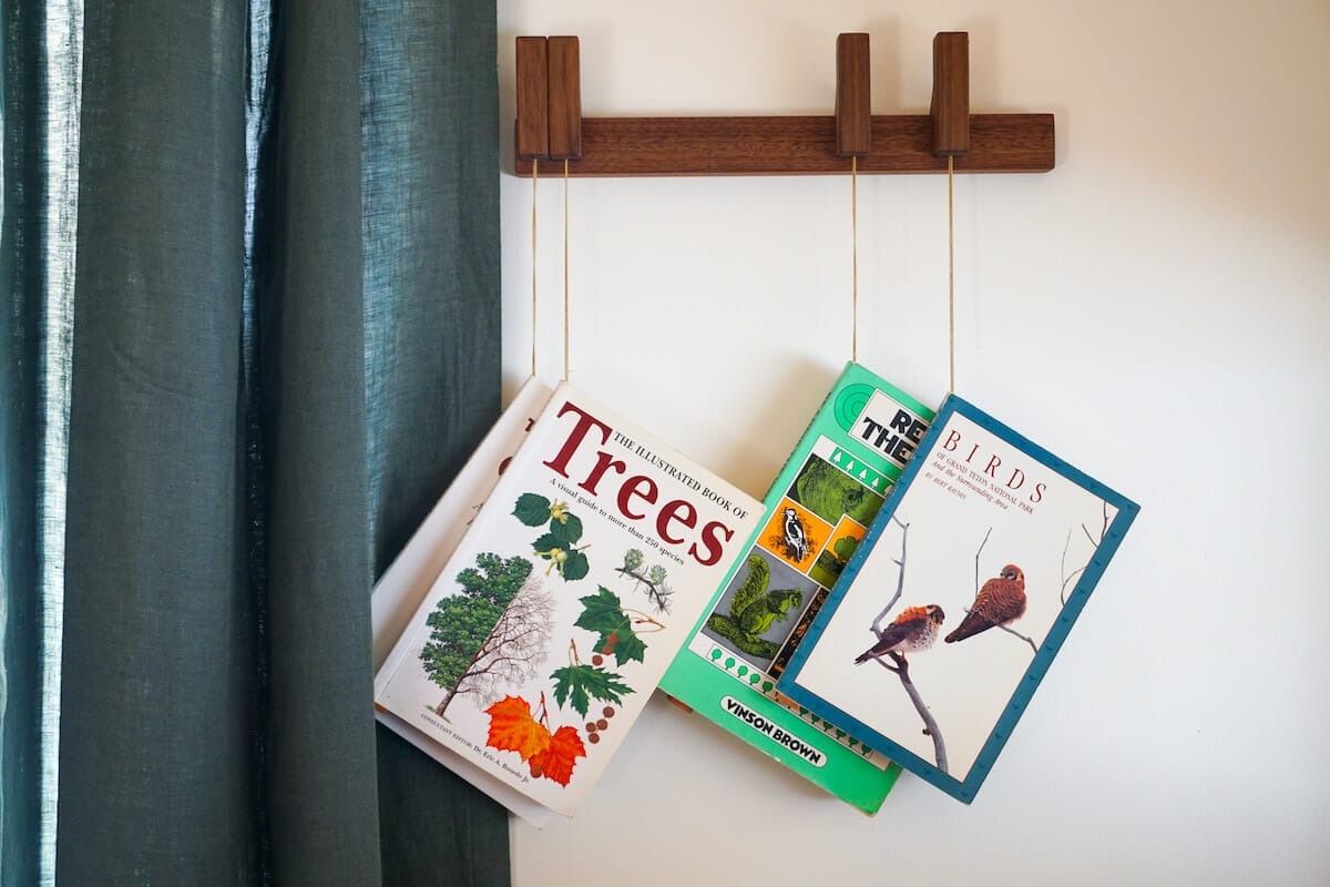 Vintage books at Eastwind Hotel